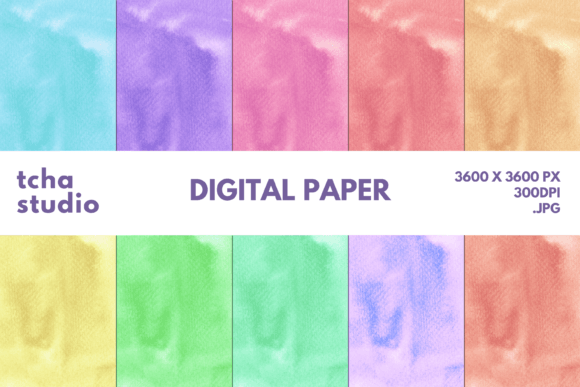 Candy Texture Watercolor Digital Papers
