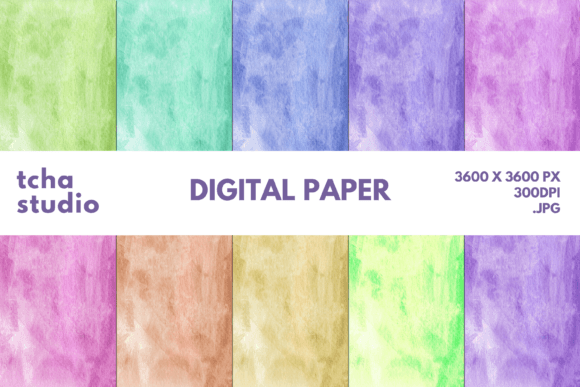 Cool and Cute Watercolor Digital Papers: A Versatile Tool for Creative Projects