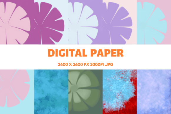 Flower in Nature Digital Papers: A Versatile Resource for Creative Projects