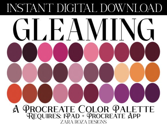 Gleaming Procreate Color Palette