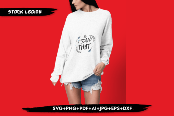 I Saw That - Christian Svg