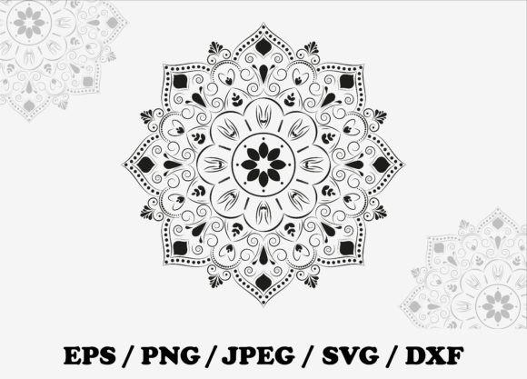 Luxury Black White Decorative Mandala: A Timeless Design Element for Modern Creativity