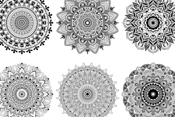 Mandala for Book Cover, Coloring Book