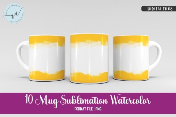 Mug Sublimation Watercolor 10 Design