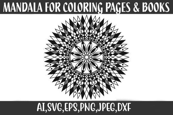 Pattern Mandala Art Design for Creative Projects