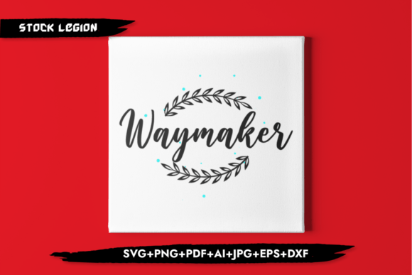 Waymaker - Christian SVG: A Versatile Design Asset for Creative Projects
